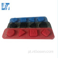 Botões de silicone de cor 5 teclas de cor 5